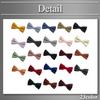 [Buzz Selection] Bow Tie, Velvet, Solid Color, FormalCasual, Stylish, Gift, Wedding, Men's AC418 (Navy)