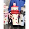 Masike Panda Large Capacity Vacuum Cup 750ml Creative Drinking Cup for Girls 316 Stainless Steel Water Cup Cute