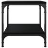  Side Table, Black, 40x40x40 Cm, Wood-based Material