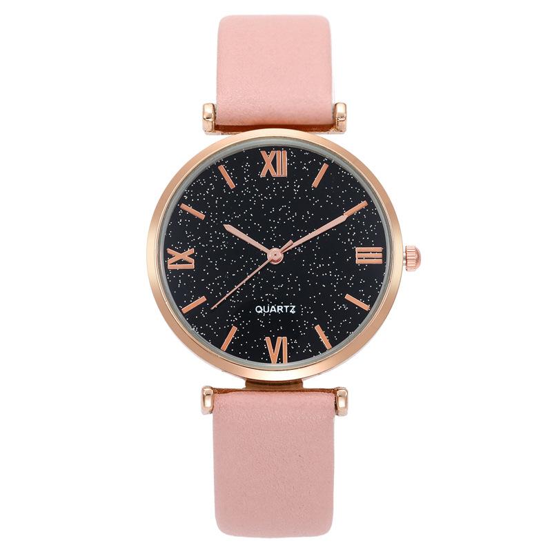 Starry Sky Fashion Roman Pattern Women's Watch Women's Watch Belt Quartz Watch Women's