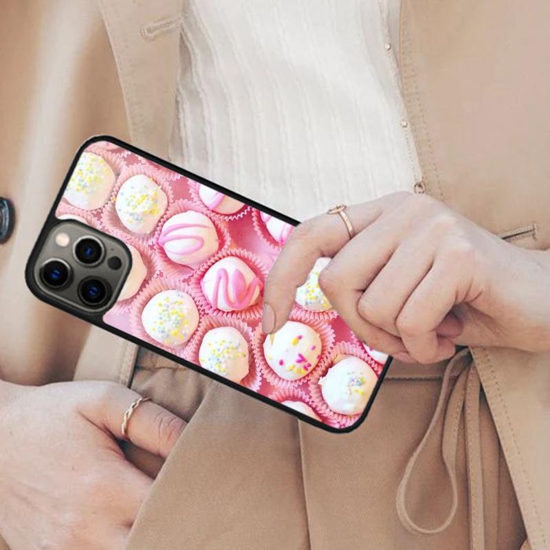 Cake Marshmallow Icing Balls Magnetic Phone Case For APPLE iPhone 17 Air 16 14 13 12 Pro Max 15 Plus Wireless MagSafe Cover