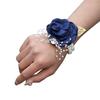 Rose Wrist Corsage Boutonniere Fine Workmanship Rhinestone Corsage Elegant Wedding Flower Accessories