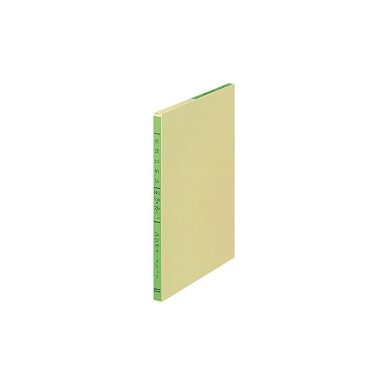 KOKUYO Three-Color Loose-Leaf Paper, B5 Size, Cash Book, 26 Holes, 100 Sheets, RI-101