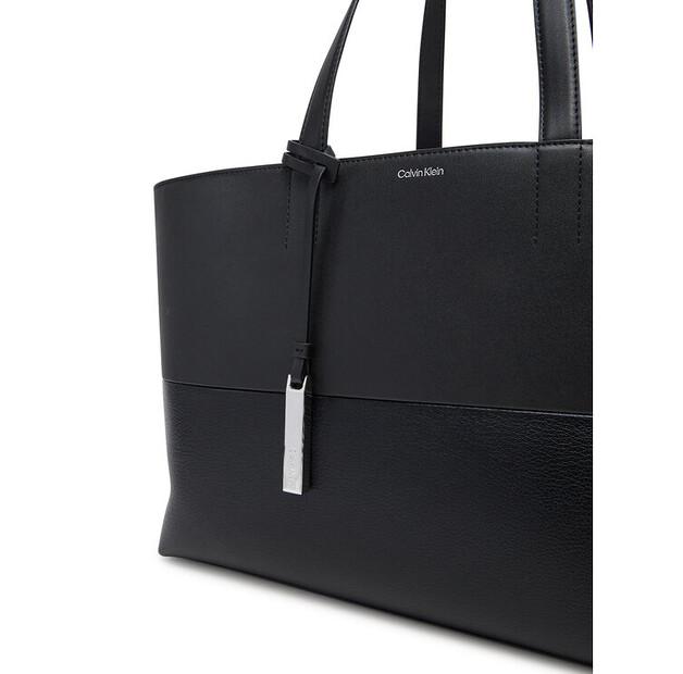 Handbag Calvin Klein Ck Mixmedia Medium Shopper K60K613011 Black