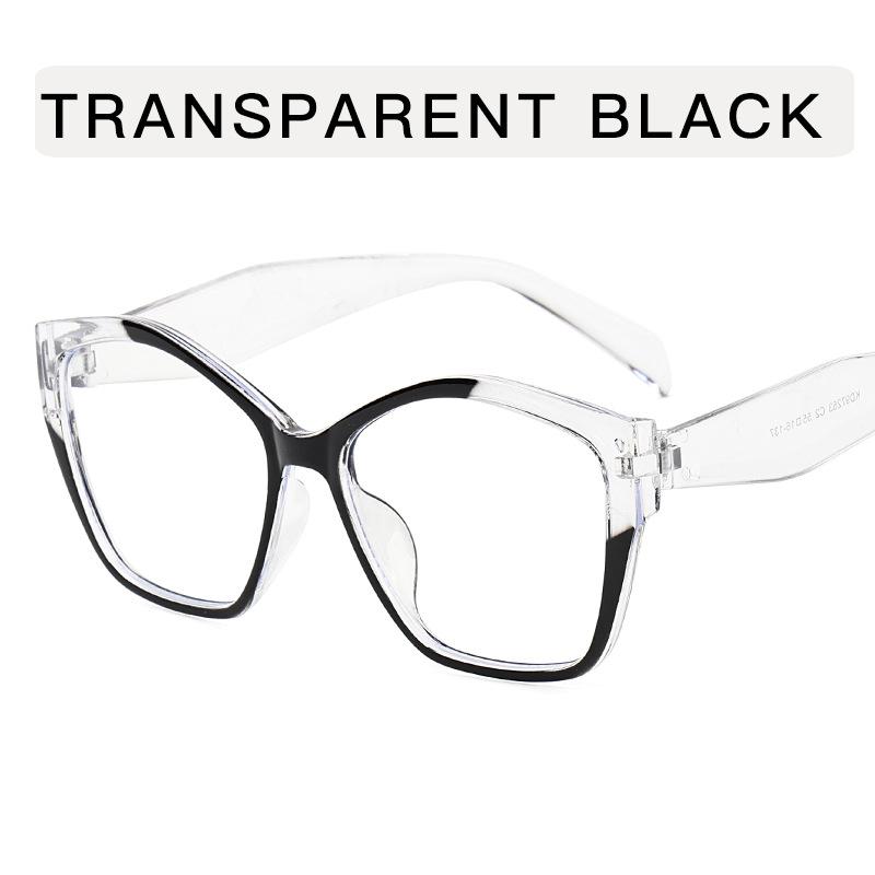 

Polygon Shape Glasses Frame Women New Stylish Anti Blue Light Computer Glasses Women Bohemian Style Decorative Glass прозрачный черный