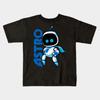 T-shirts Graphiques en Coton Doux pour Garçons Filles Astross Salle de Jeux T-shirt Respirant Quotidien Tenue Scolaire T-shirts pour Enfants
