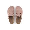 Birkenstock Boston Soft Footbed Comfortable Trendy Breathable Shoes Non-Slip Closed-Toe Slippers Women Slippers Pink 1023263