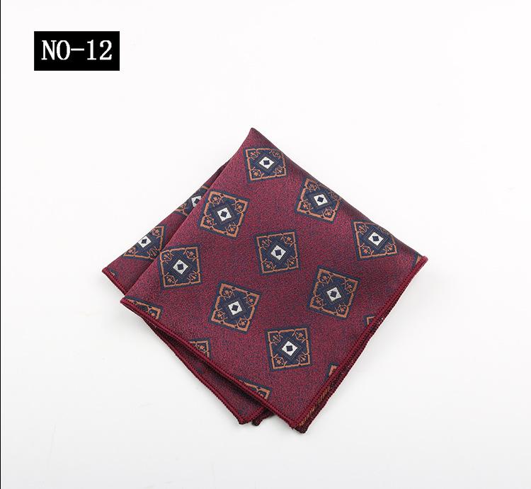 Einstecktuch Herren Burgunder Hochzeit Bräutigam Muster Hochwertiges Hochzeits-Taschentuch Brusttuch