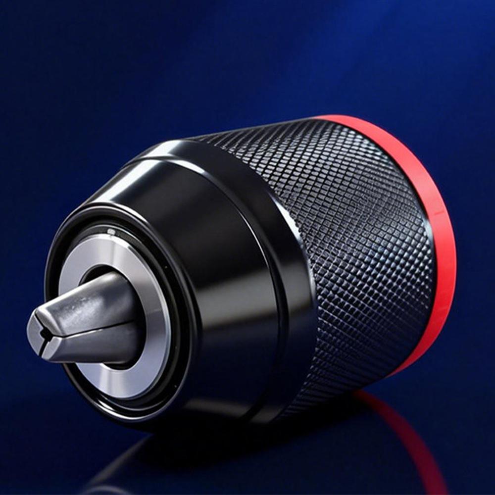 1pc Ratchet Self-Lock Drill Chuck,0.8~10mm,2~13mm,3Jaw Keyless Metal Screwdriver Chuck Adapter,For Drill Lithium Drill Tire Chucks 1