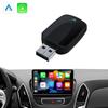 AB051E 2 in 1 CarPlay Android Auto Wireless Adapter Bluetooth-Compatible WiFi Connection USB Dongle