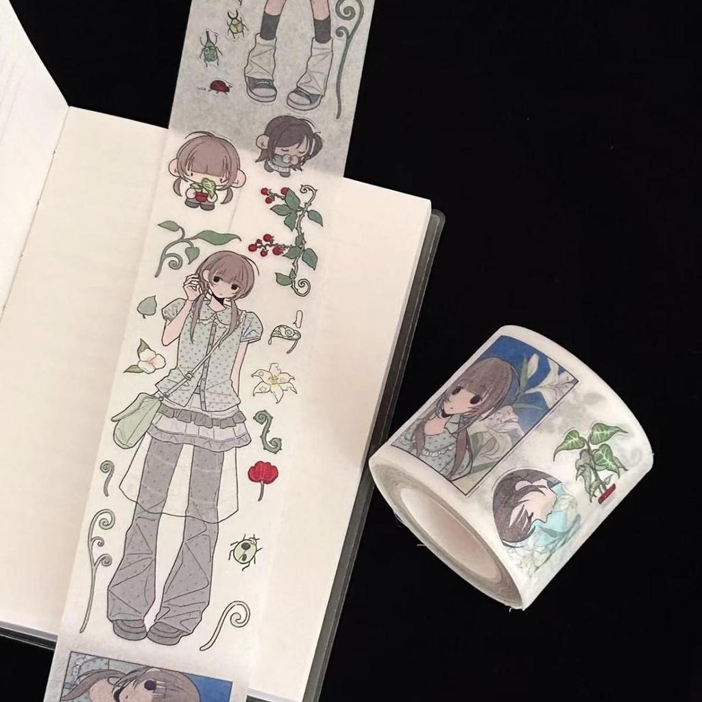 Whimsical Underwater People Sticker Journal Collection: Sample Inner Page Material M5 A7