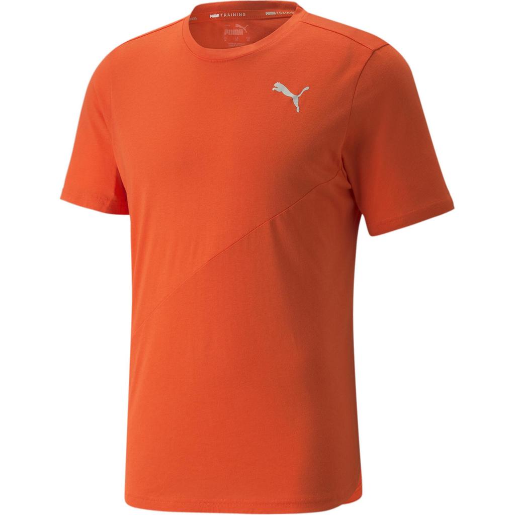 Puma Training Series Comfortable Sports Short Sleeve Round Neck Dopamine T-Shirt Men T-Shirts Cherry-Tomato-Red 521537-25