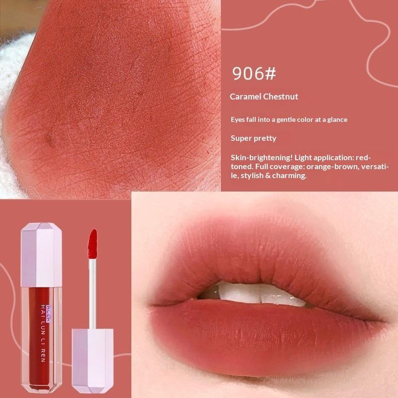 

Matte Velvet Lip Mud, Lip Glaze Easy To Color Matte White Lipstick