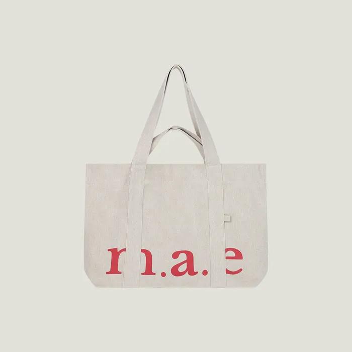 m.a.e 2way logo Bag _ Washing Ivory