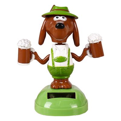 Cars Auto Parts Ornament Car Ornaments Home Beer Flip Flap Pot Swing Dog Plastic Power Solar Toy