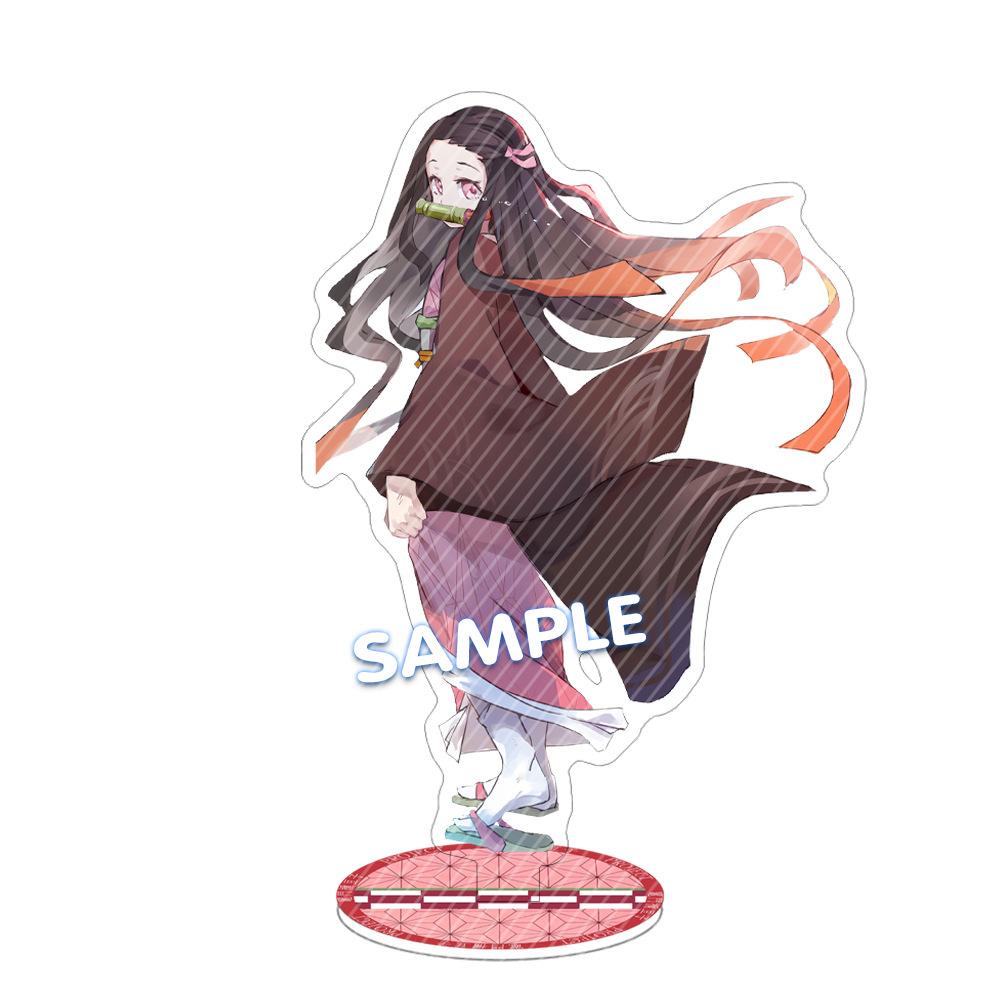 Anime Demon Slayer Peripheral Acrylic Stand Model Kimetsu No Yaiba Douma Kokushibo Akaza Desktop Ornament Fans Collect Gift