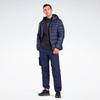 Reebok Solid Color Short Hooded Warm Sports Cotton Jacket Men Jacket Navy-Blue FU1705