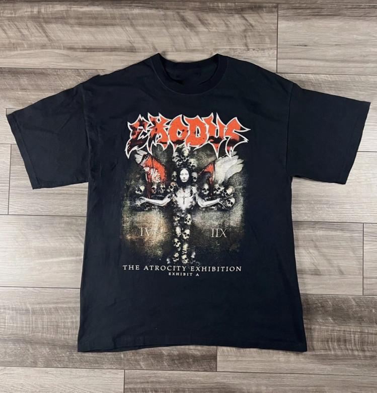 Exodus Band The Atrocity Exhibition Black Unisex TShirt All Size Unisex T-Shirt XL