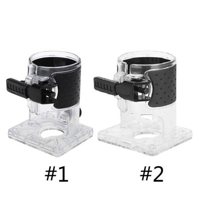 Base en plastique pour défonceuse, Base pour machine à ébavurer aspirante, Bakélite, Fraisage, Travail du bois, Machine à rainurer, Cache-poussière