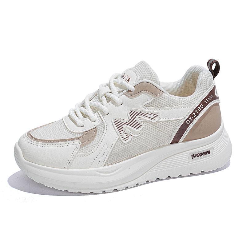 Breathable Mesh Sports Shoes, Women's Thick-soled Casual Running Shoes