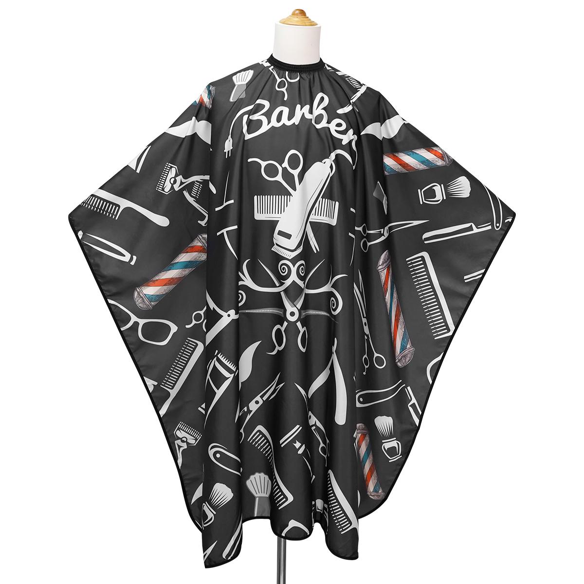 

Парикмахерские накидки для салонов красоты Антистатический парикмахерский халат Водонепроницаемая ткань для укладки волос Инструменты для парикмахерских принадлежностей светло-серый