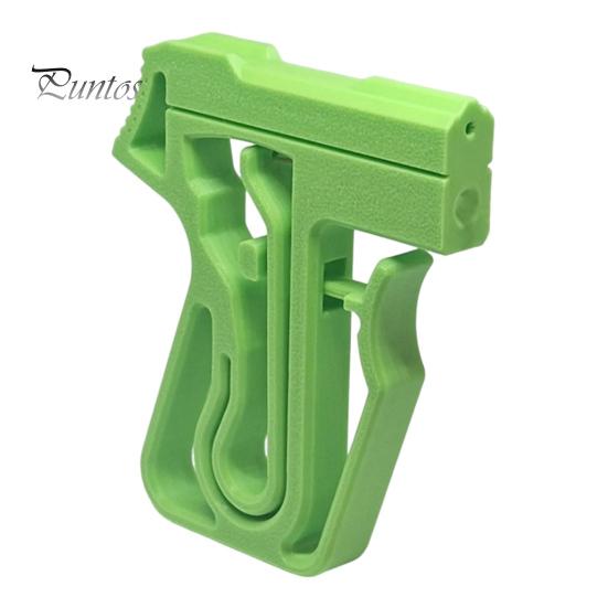 

3D-печатная игрушка-пусковая установка для зубочисток, портативная игрушка для снятия стресса и беспокойства, запускающая игрушку-непоседу для детей и подростков, взрослых, подарок зелёный