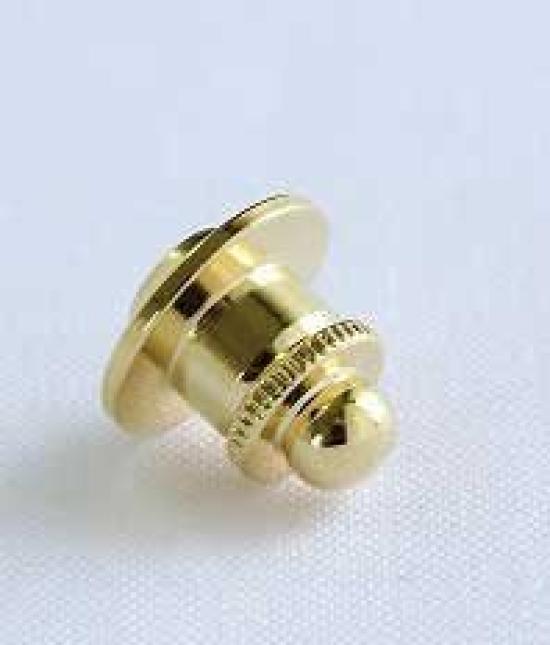 GOLD SHACHI Badge Backing (Clasp) Set of 10, Gold Tie Tack, Badge, Company Pin, School, Company