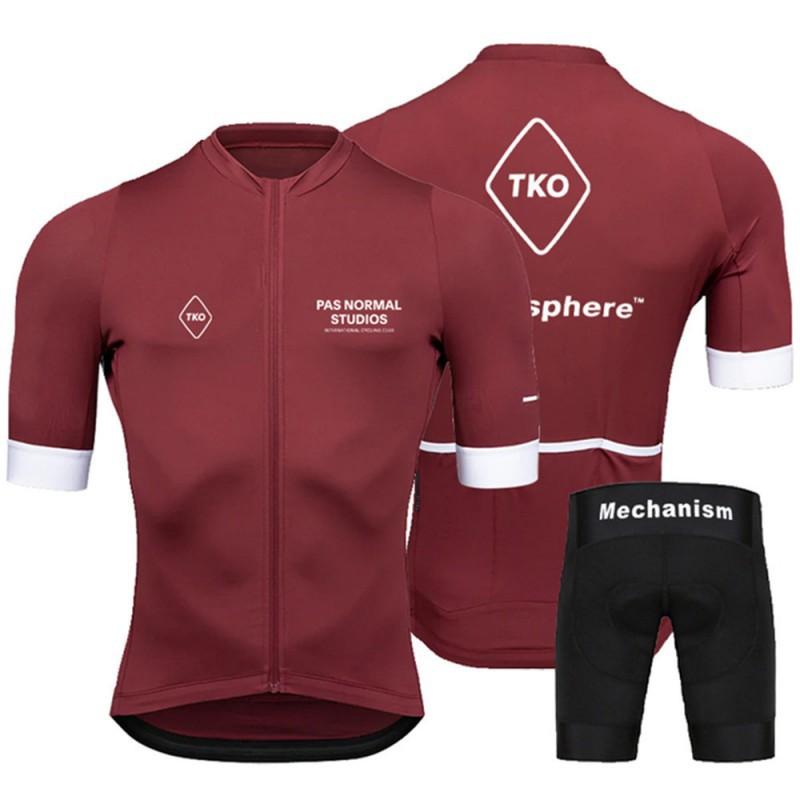 Tuta da Ciclismo PNS Strada Mountain Bike Equitazione Uomo Maglia Manica Corta Salopette Pantaloncini Imbottitura 20D