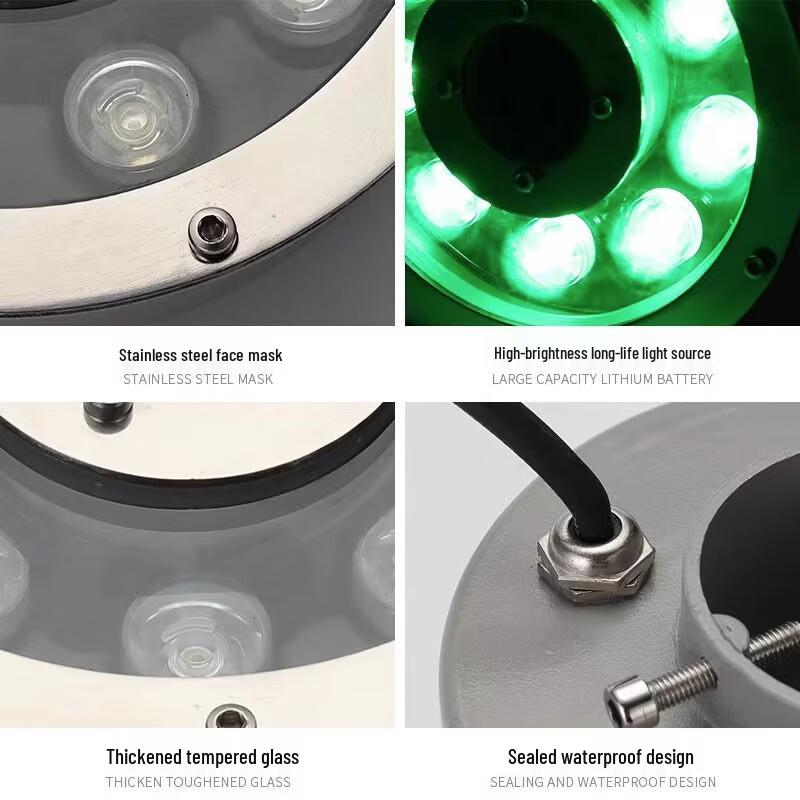 LED RGB Světlo pro fontánu a jezírko