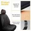 Universal Fashion Car Seat Warmer Pad Ultra Thin Design Portable 12V Heater Rapid Heating Overheat Protection for Home Office