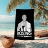 Ultra-Soft Beach Towel with boxing Theme,Ideal for Pool - Camping, Diving - Perfect Travel Essential, Vibrant Beach Towel.