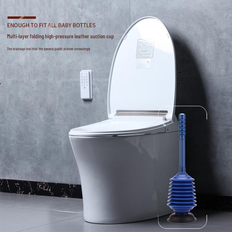 Jiexingsheng Toilet Plunger & Brush Set for Clogged Toilets