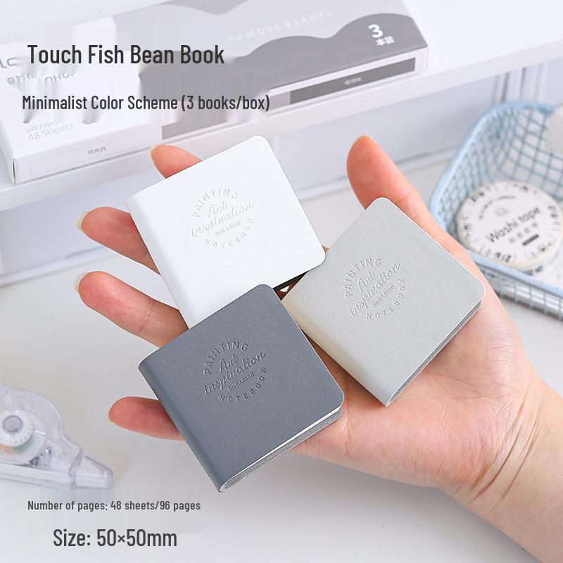 Carnet de schițe acuarelă Fructe Albastre: 300g Bumbac, Pagini Perforate, Colecție Pești, Caiet Gol