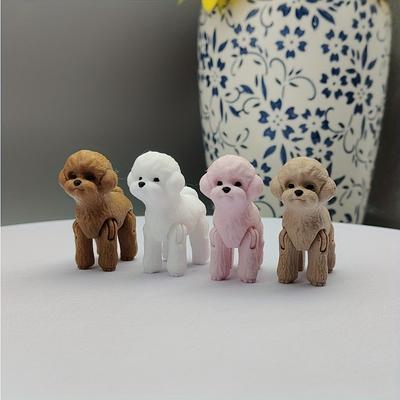 3D Printed Poodle Statue, Plastic Dog Decoration for Events, Holiday Home Kitchen Decoration, Christmas and Halloween