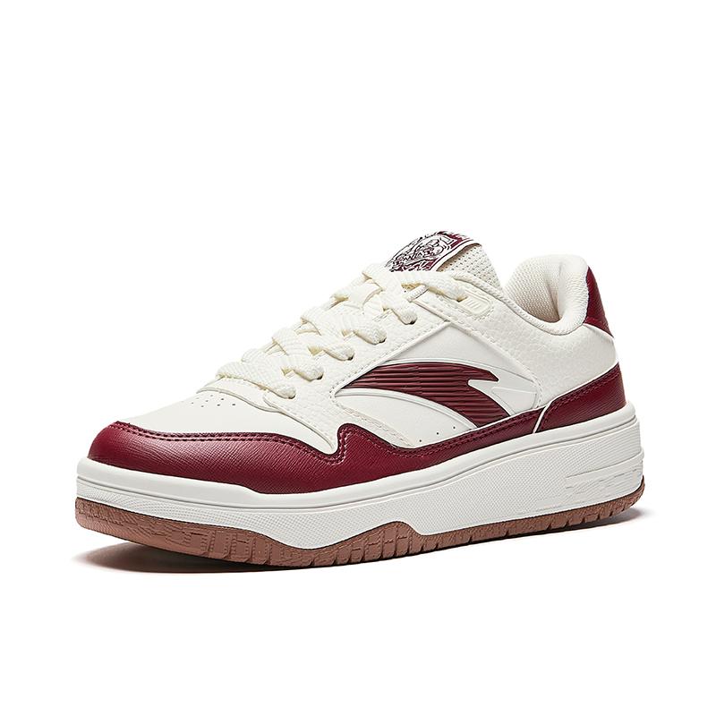 New Anta Street Rebel 3 Low top Skateboard Shoes Women's White Red 922548077-3
