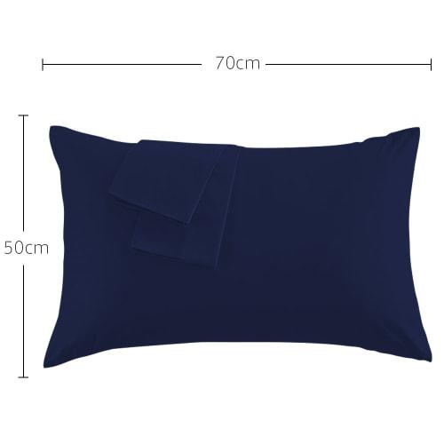 Premium 100% Cotton Pillowcases, 300-Thread High-Density Fabric, Hotel-Quality, Cloud-Soft to the Touch, Envelope-Style Closure, Dust Mite Resistant,