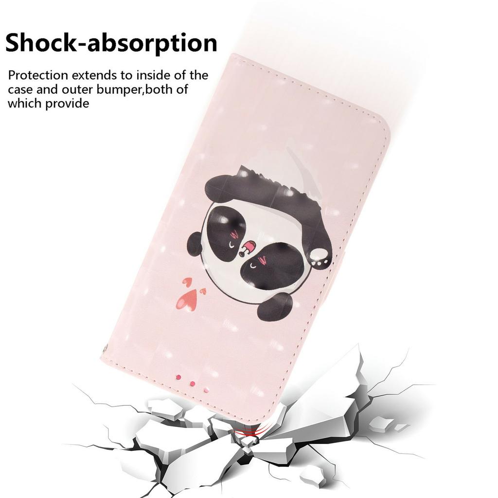 For Samsung Galaxy A07 5G Case Pattern Printing Leather Wallet Phone Cover with Wrist Strap