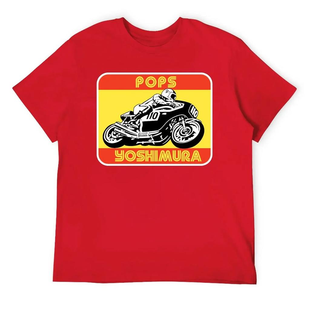 Sport T-shirts Hot Sale Funny Novelty Home Eur Size POPS Yoshimura Classic Round Neck T-shirt clothing harajuku