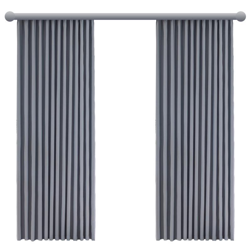 Double-Sided Cream Cotton Linen Curtains, High Shading, Bedroom Premium, Modern Simple Style