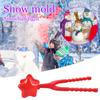 Star Snowball Maker Winter Plastic Snowball Maker Clip Kids Outdoor  Toys