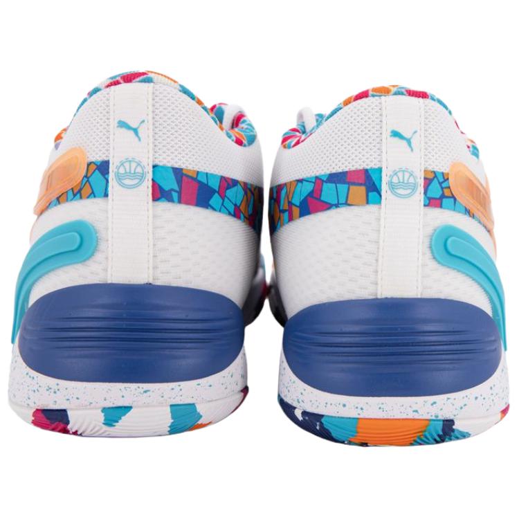 Puma TRC Blaze Court Venice Beach League Men Sneakers White Pink 379788-01