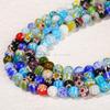 Millefiori Glass Flower Bead Bracelet - DIY Jewelry Crafts
