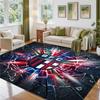 Bologna FC Design Crystal Velvet Rug Soft Decorative Mat for Bedroom Entrance