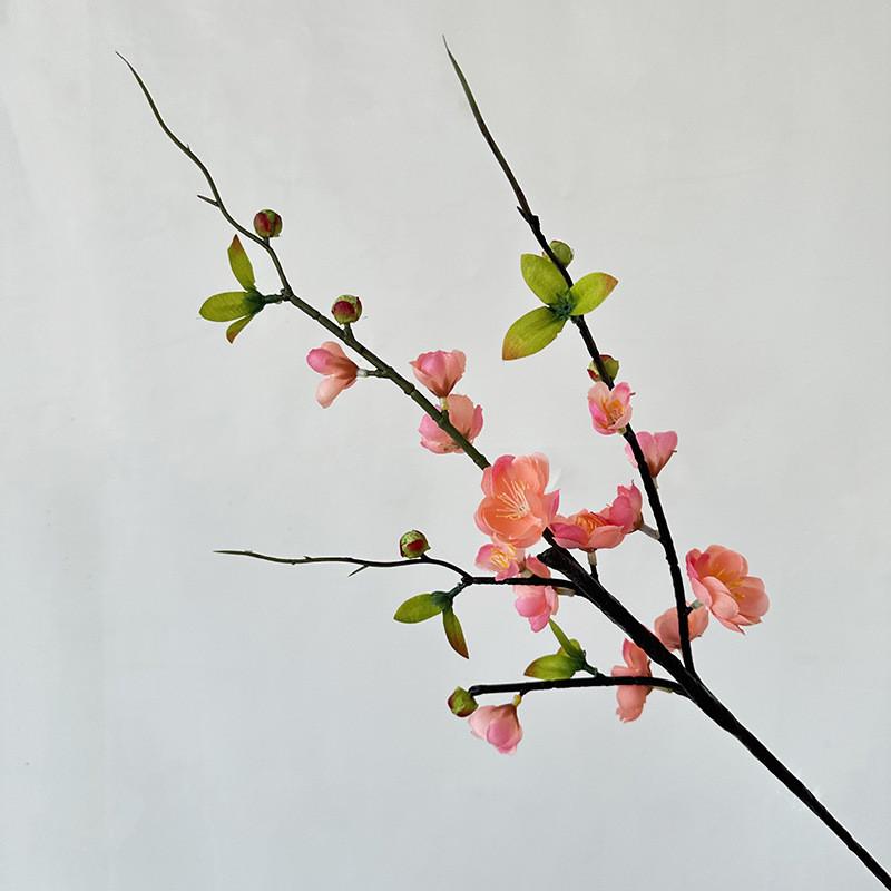 

Peach Flower Artificial Blossom Wedding Hotel Restaurant Desktop Decoration Peach Pink