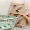 Plastic Collapsible Colander Kitchen Food Strainer for Fruit, Vegetables Foldable Drain Basket with