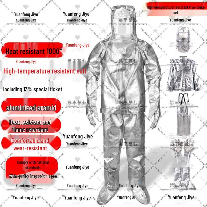 1000° Aramid Aluminum Foil High Temperature Protective Suit
