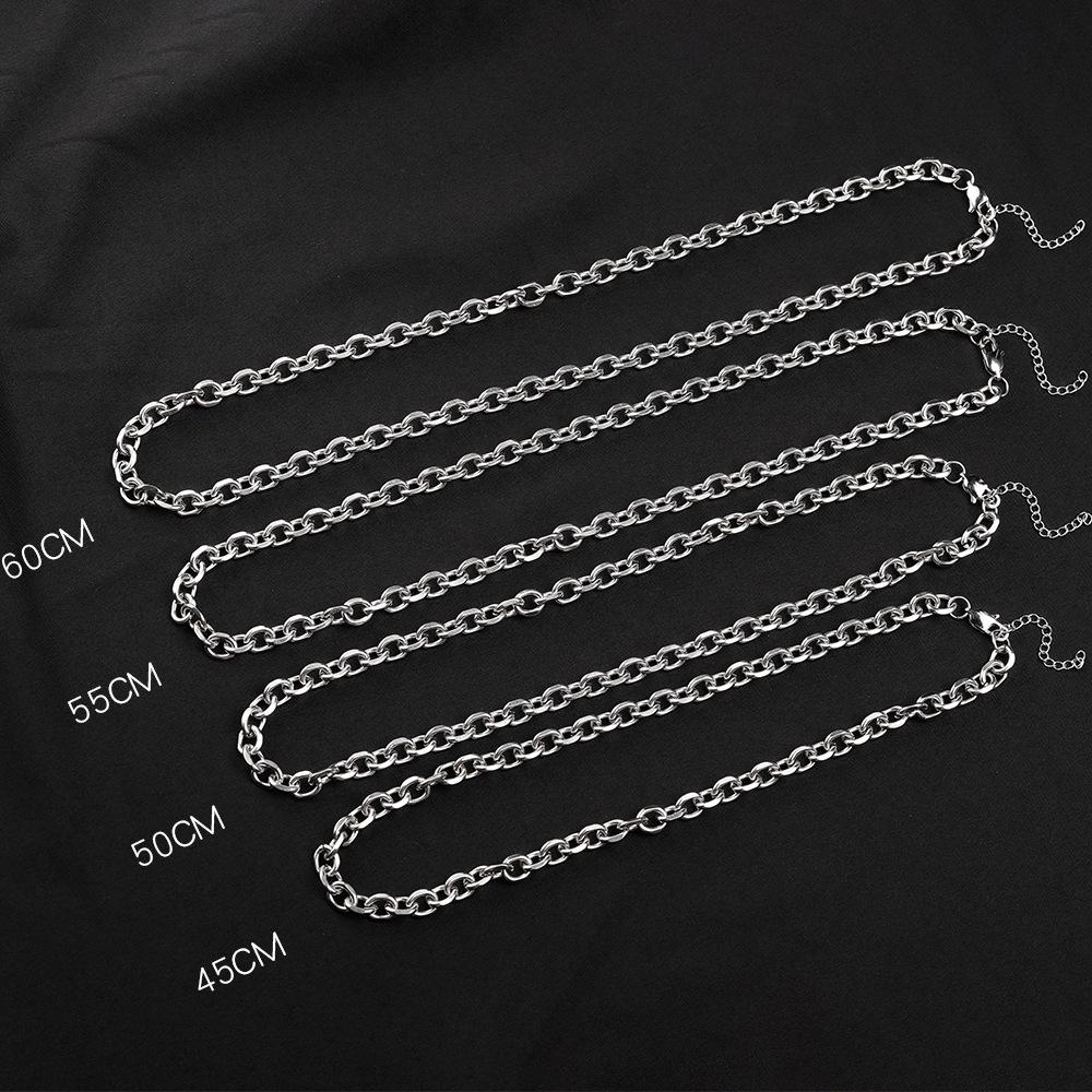 Cuban Chain Necklace - Unisex Trendy Hip Hop 6mm/8mm Titanium Steel European & American Style