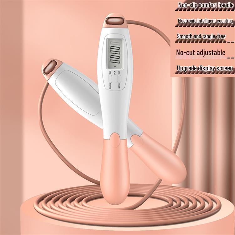 Slimme Snoerloze Verzwaarde Springtouw met Staaldraad en Teller voor Volwassenen