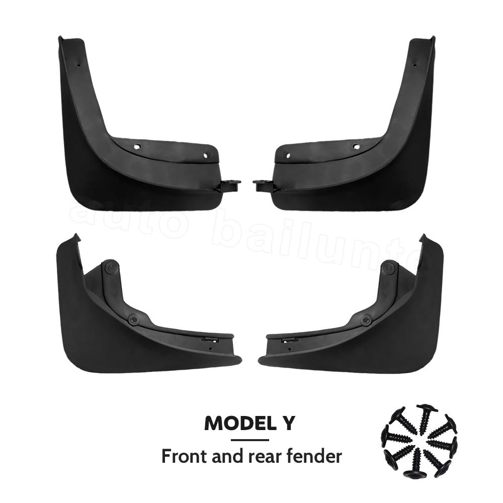 

4 шт., для Tesla Model Y, брызговики modelY 2023, аксессуары, брызговики, брызговики, матовые model y