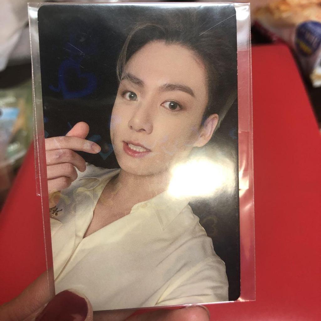 [USED] BTS Album BE FC Bonus Official Trading Card Jungkook Lucky Drop